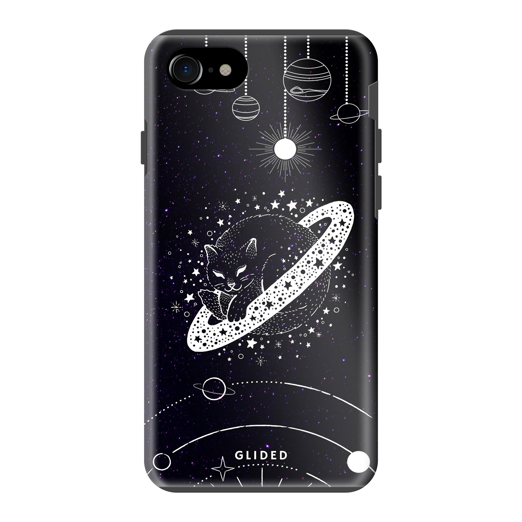 Astro Whiskers - iPhone SE 2020 Handyhülle - Hard Case