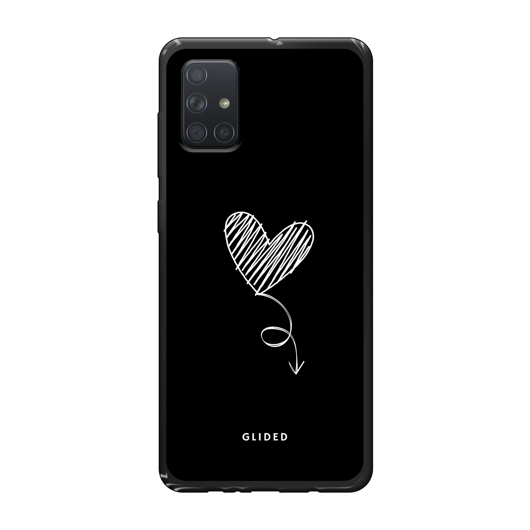 Dark Heart - Samsung Galaxy A71 Handyhülle - Soft case
