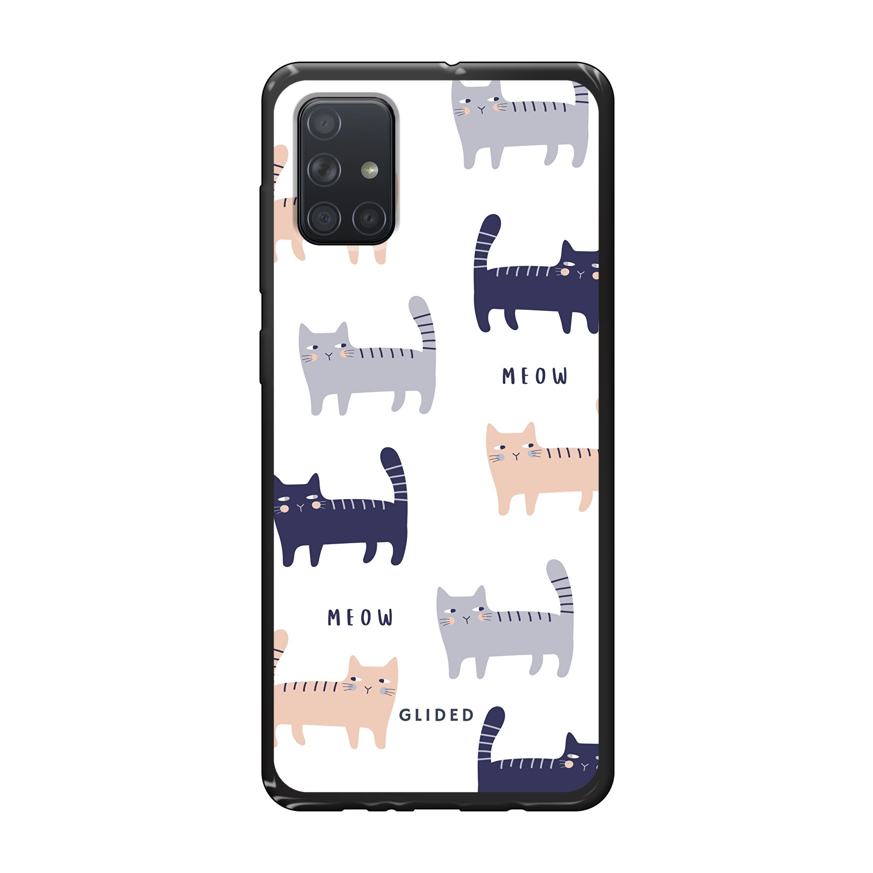 Purrfection - Samsung Galaxy A71 Handyhülle - Soft case