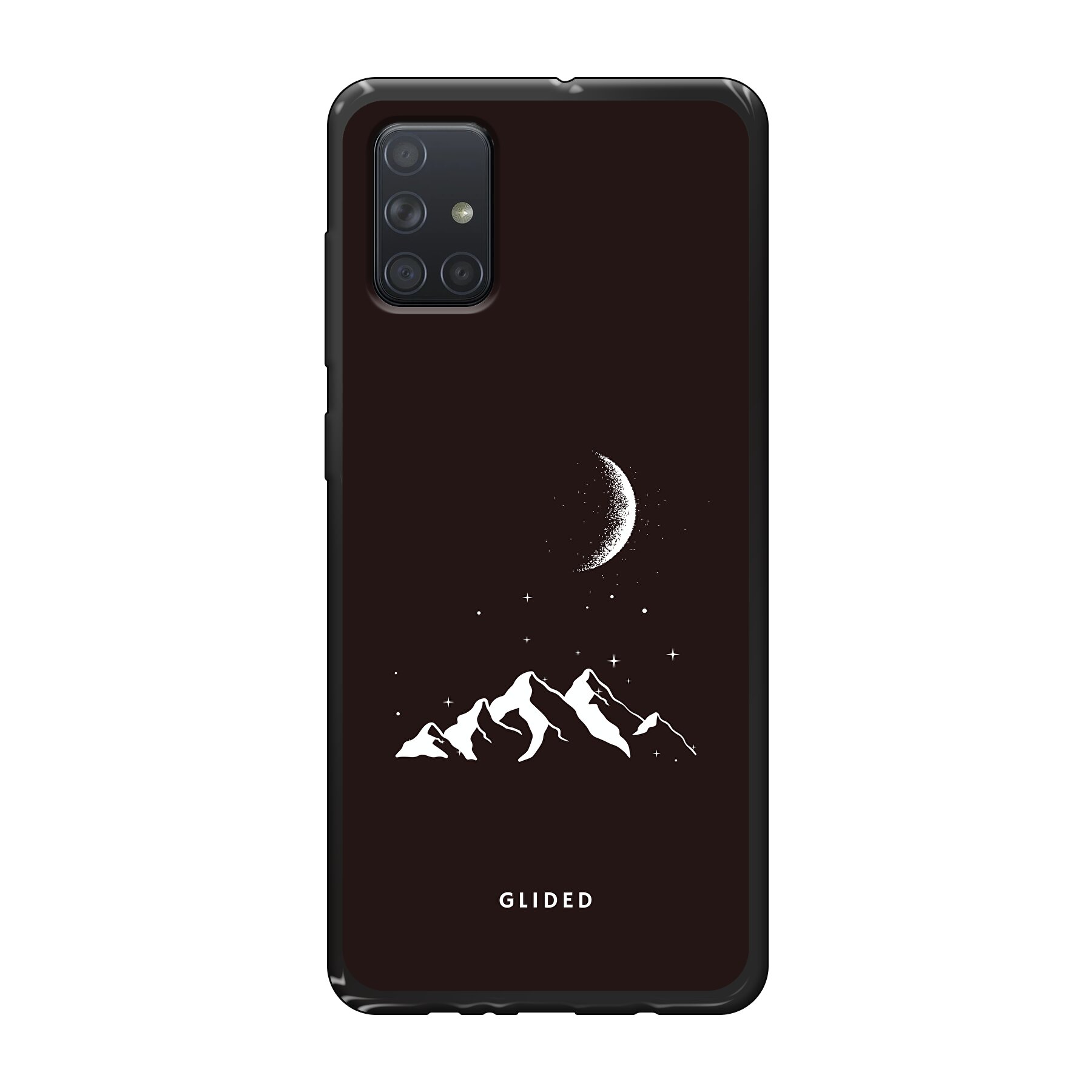 Midnight Peaks - Samsung Galaxy A71 Handyhülle - Soft case