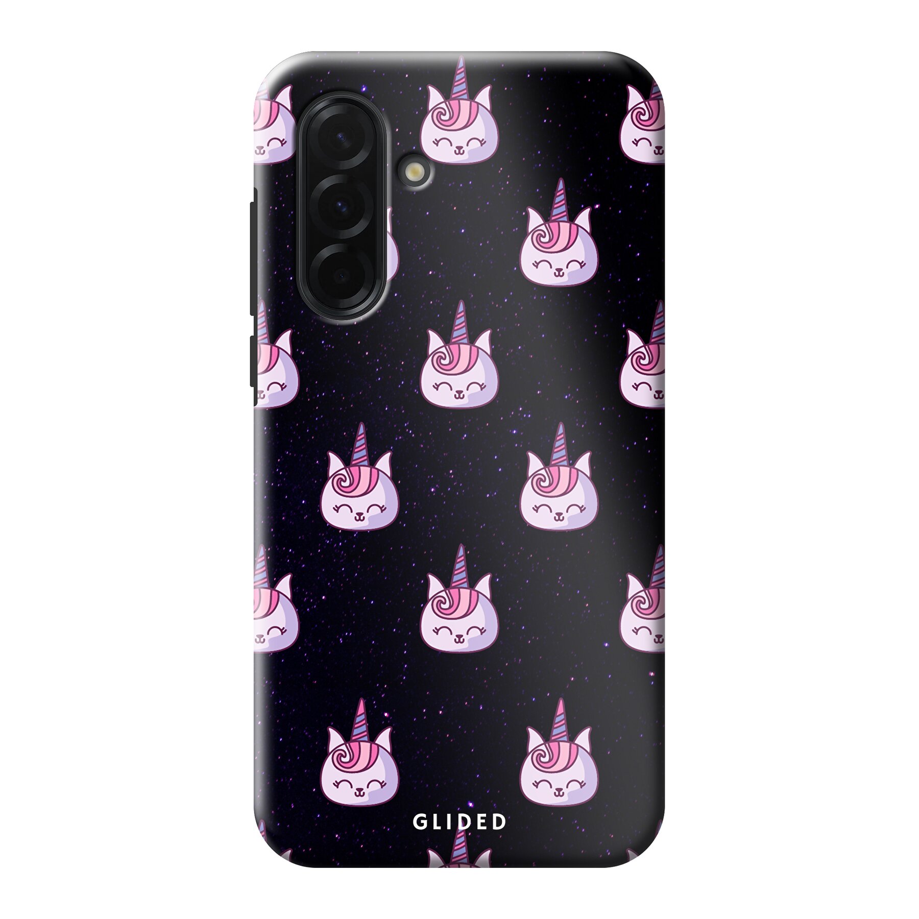 Unicorn Meow - Samsung Galaxy A56 Handyhülle - Crossbody case mit Band