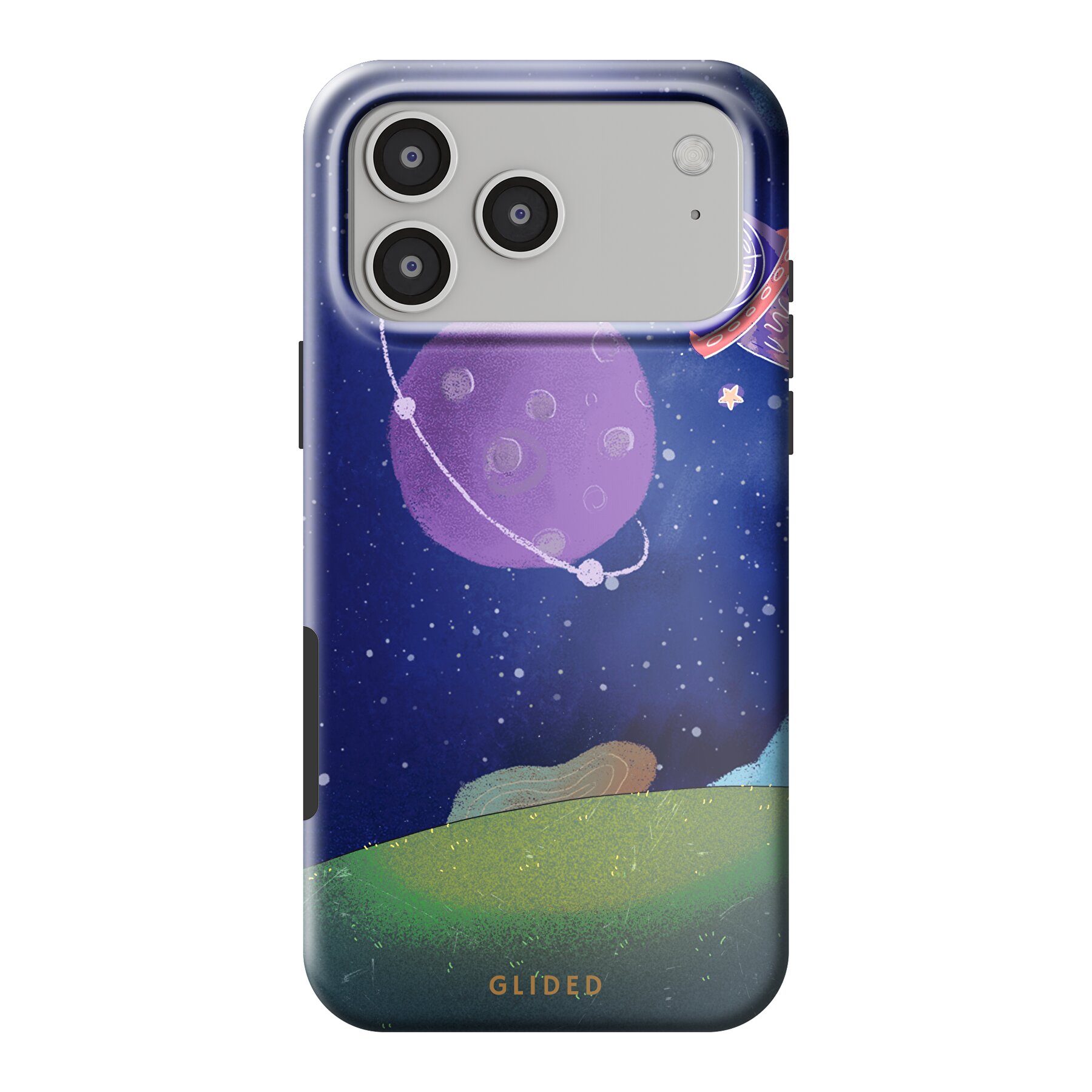 Galaxy Cat - iPhone 17 Pro Max Handyhülle - Crossbody case mit Band