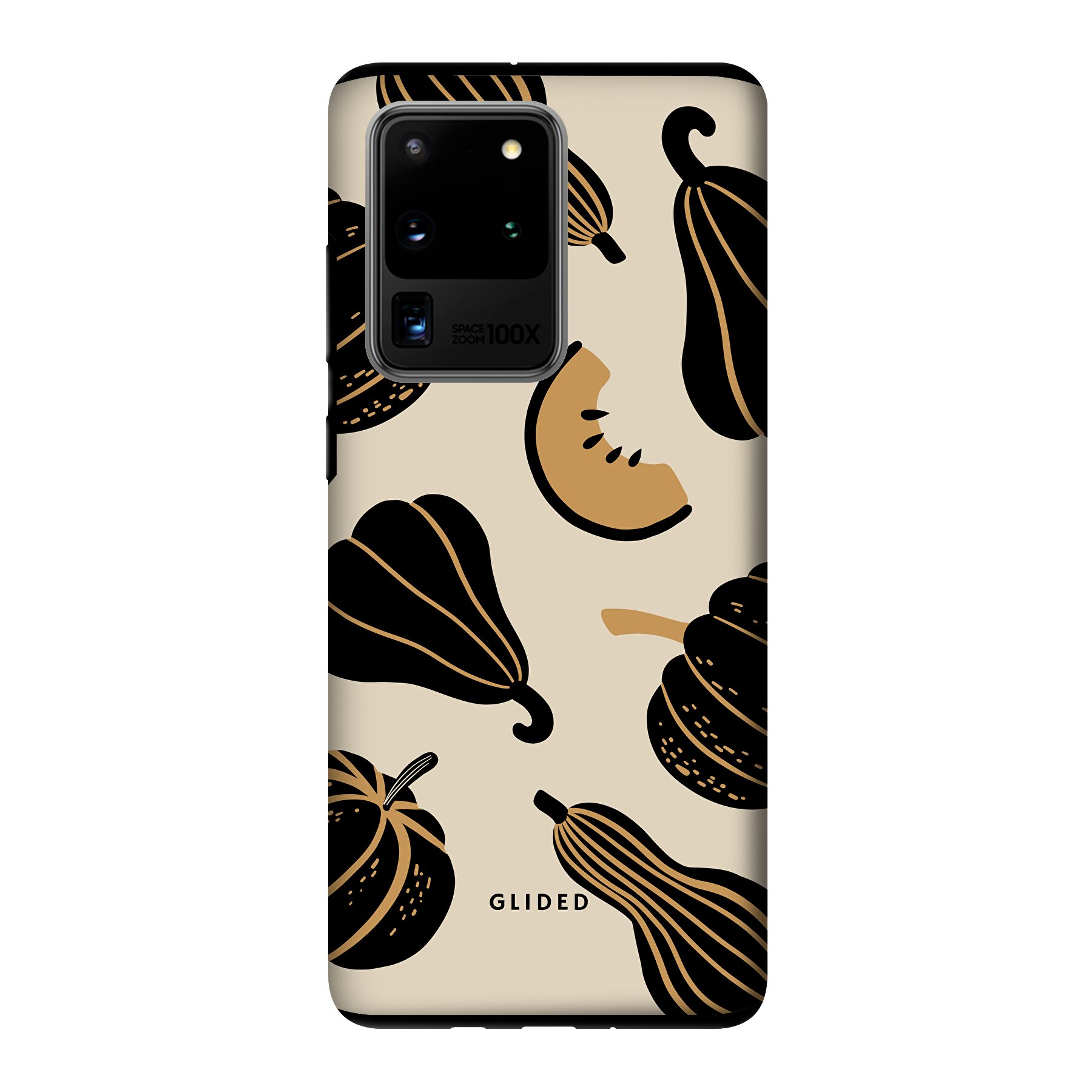 Beige and Black Pumpkin - Samsung Galaxy S20 Ultra/ Samsung Galaxy S20 Ultra 5G Handyhülle - Tough case
