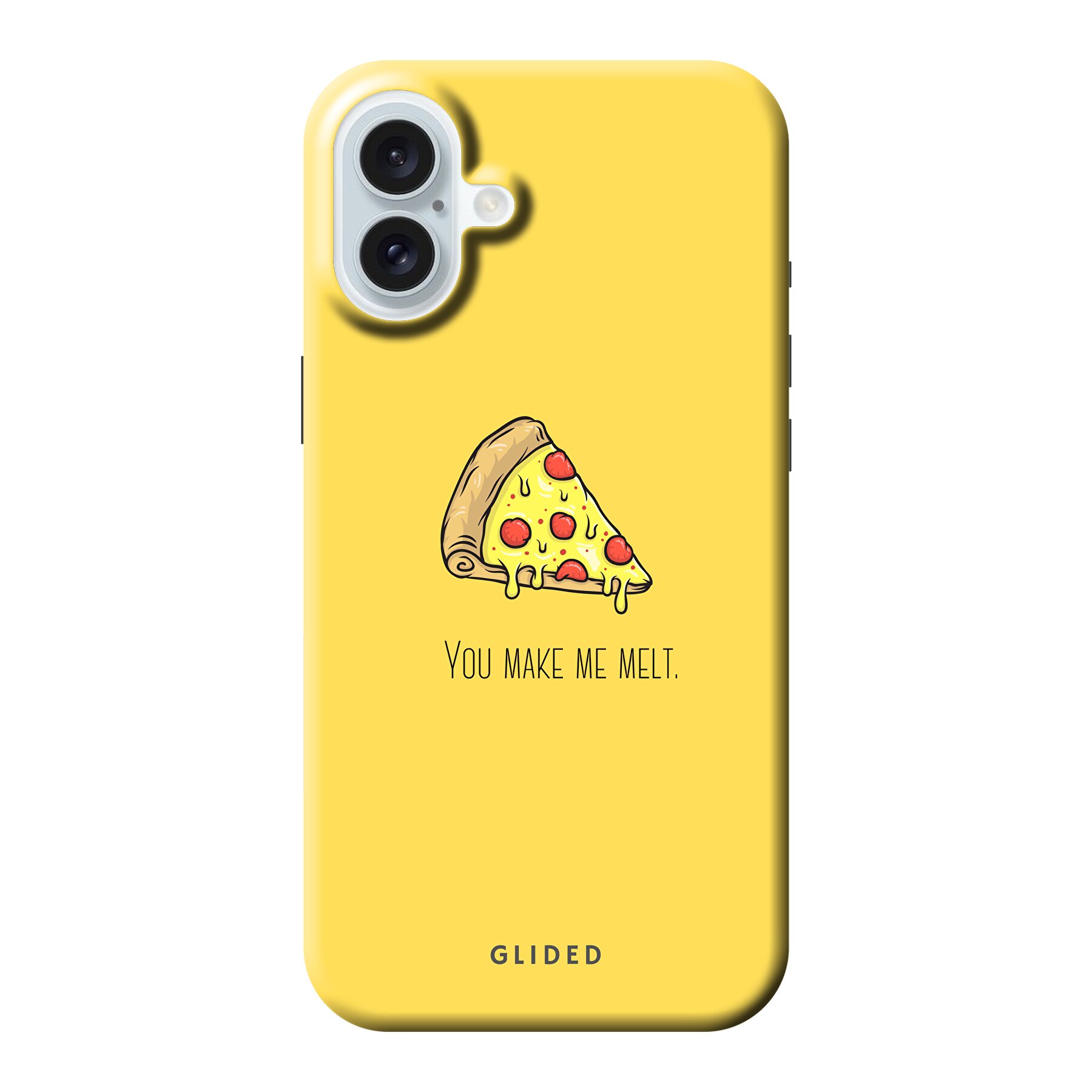 Flirty Pizza - iPhone 16 Plus Handyhülle - Biologisch Abbaubar