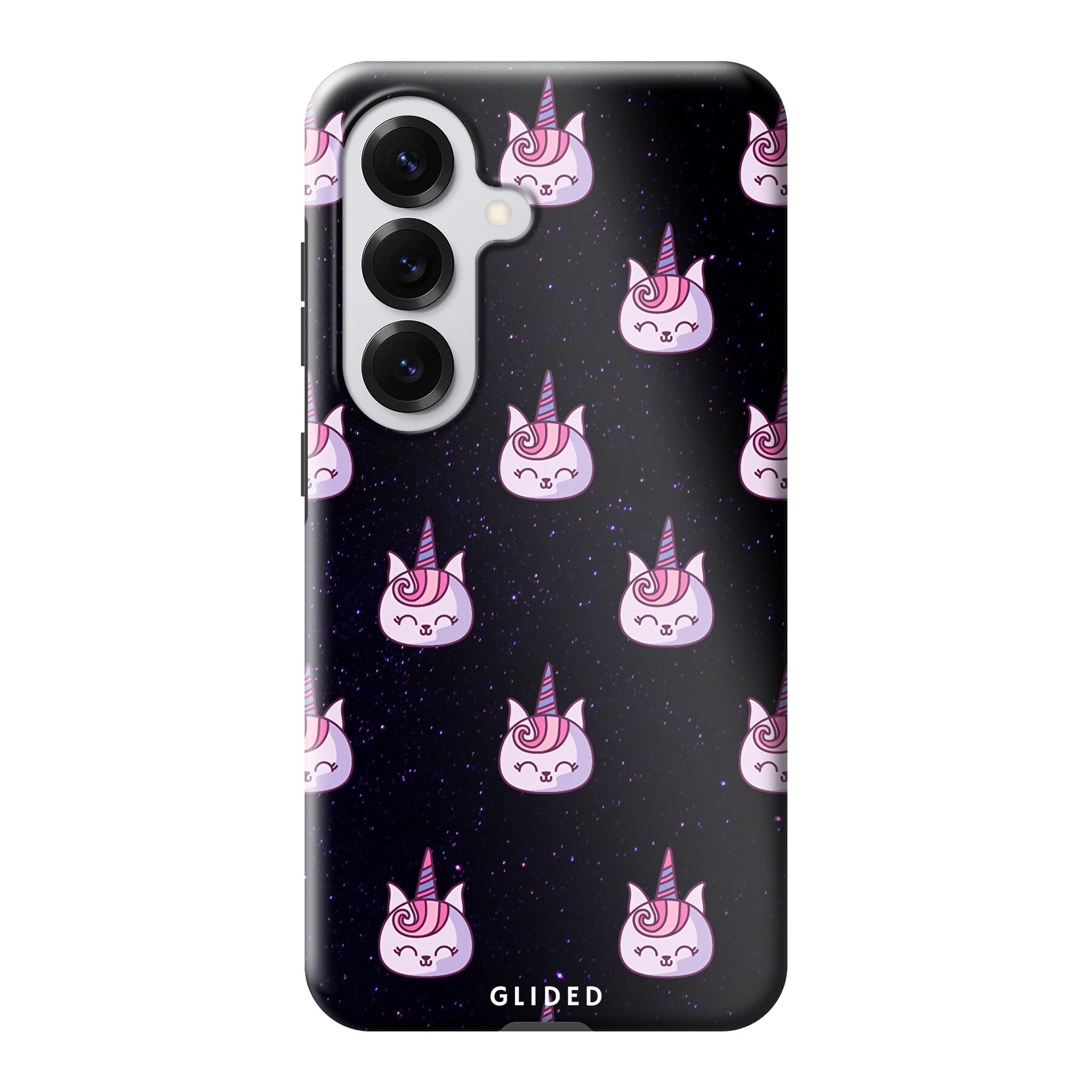 Unicorn Meow - Samsung Galaxy S26 Handyhülle - Crossbody case mit Band
