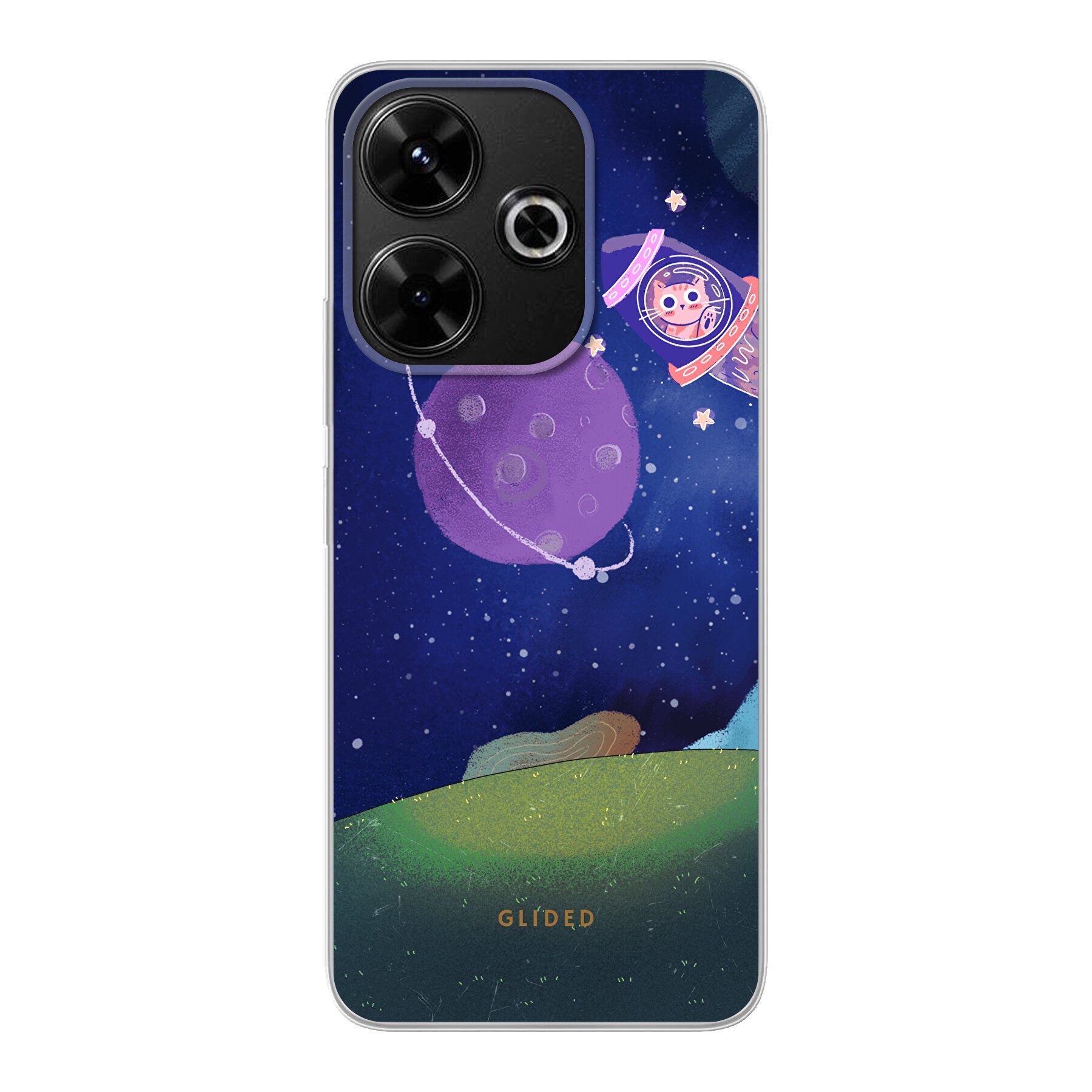 Galaxy Cat - Xiaomi Poco M6 4G Handyhülle - Soft case