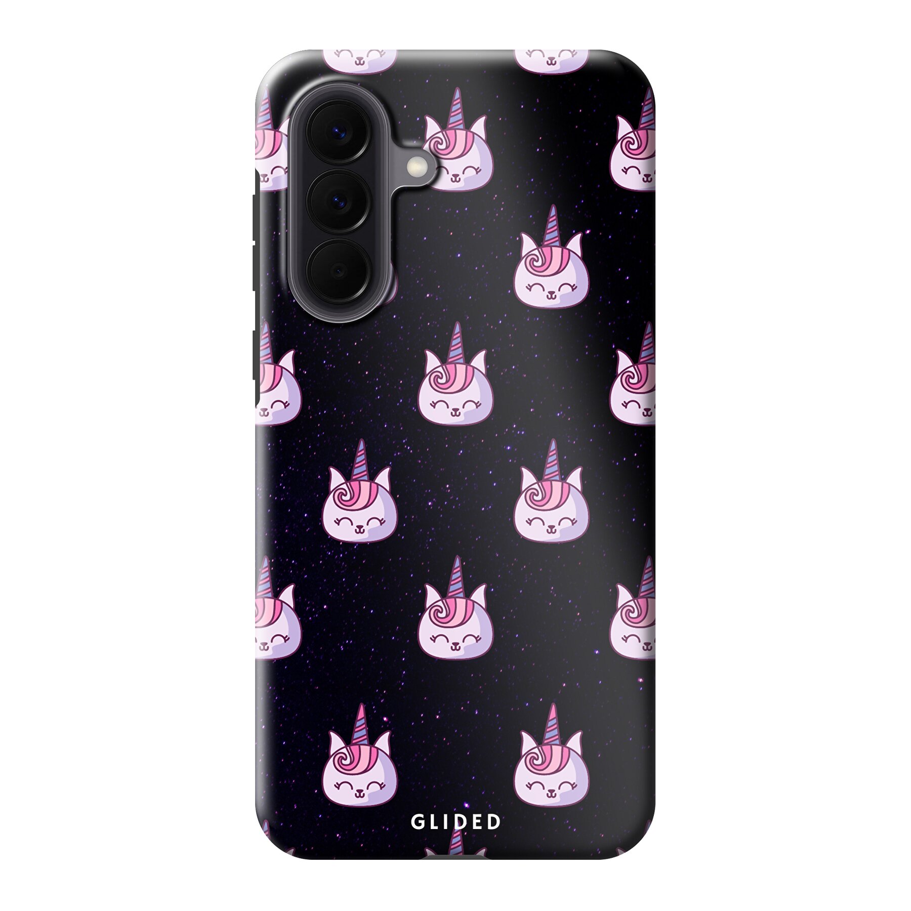Unicorn Meow - Samsung Galaxy A57 Handyhülle - Crossbody case mit Band
