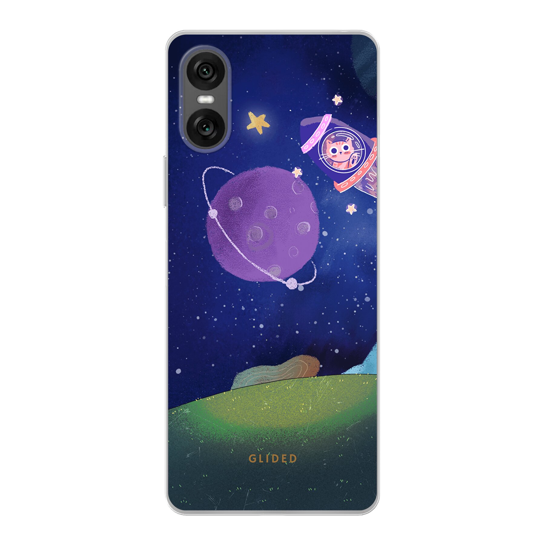 Galaxy Cat - Sony Xperia 10 VI Handyhülle - Soft case