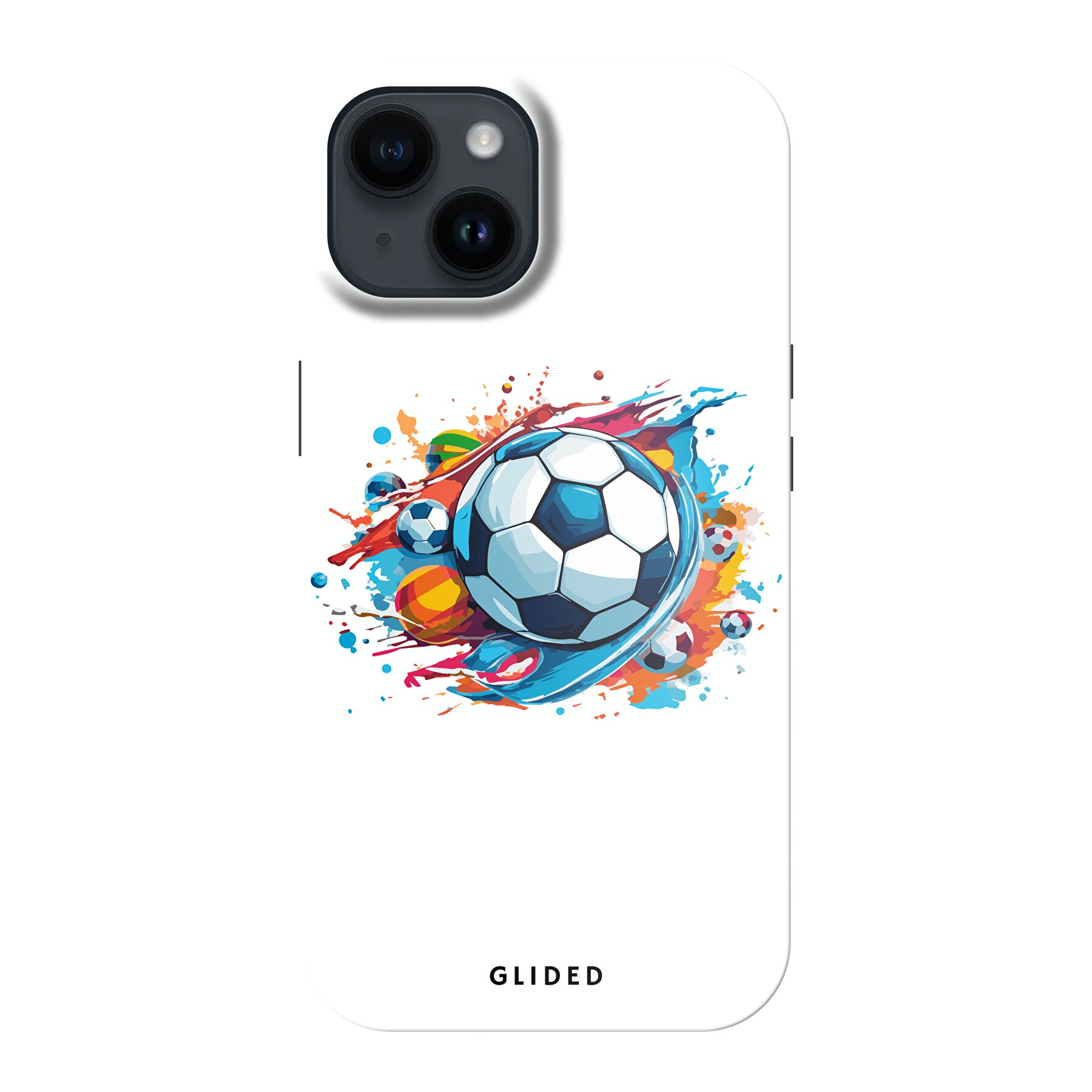 Football Passion - iPhone 14 Handyhülle - Crossbody case mit Band