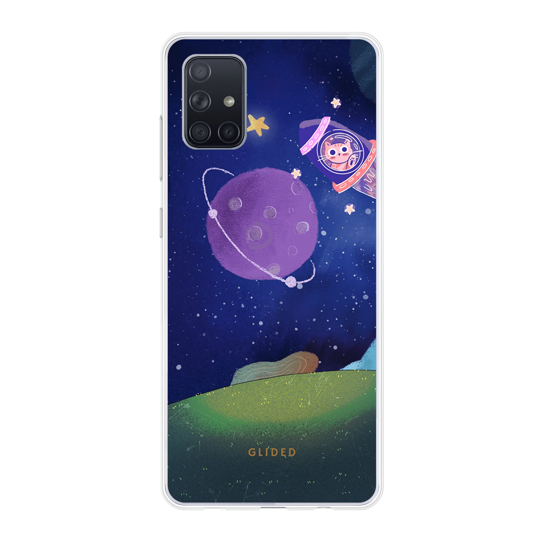 Galaxy Cat - Samsung Galaxy A71 4G Handyhülle - Soft case