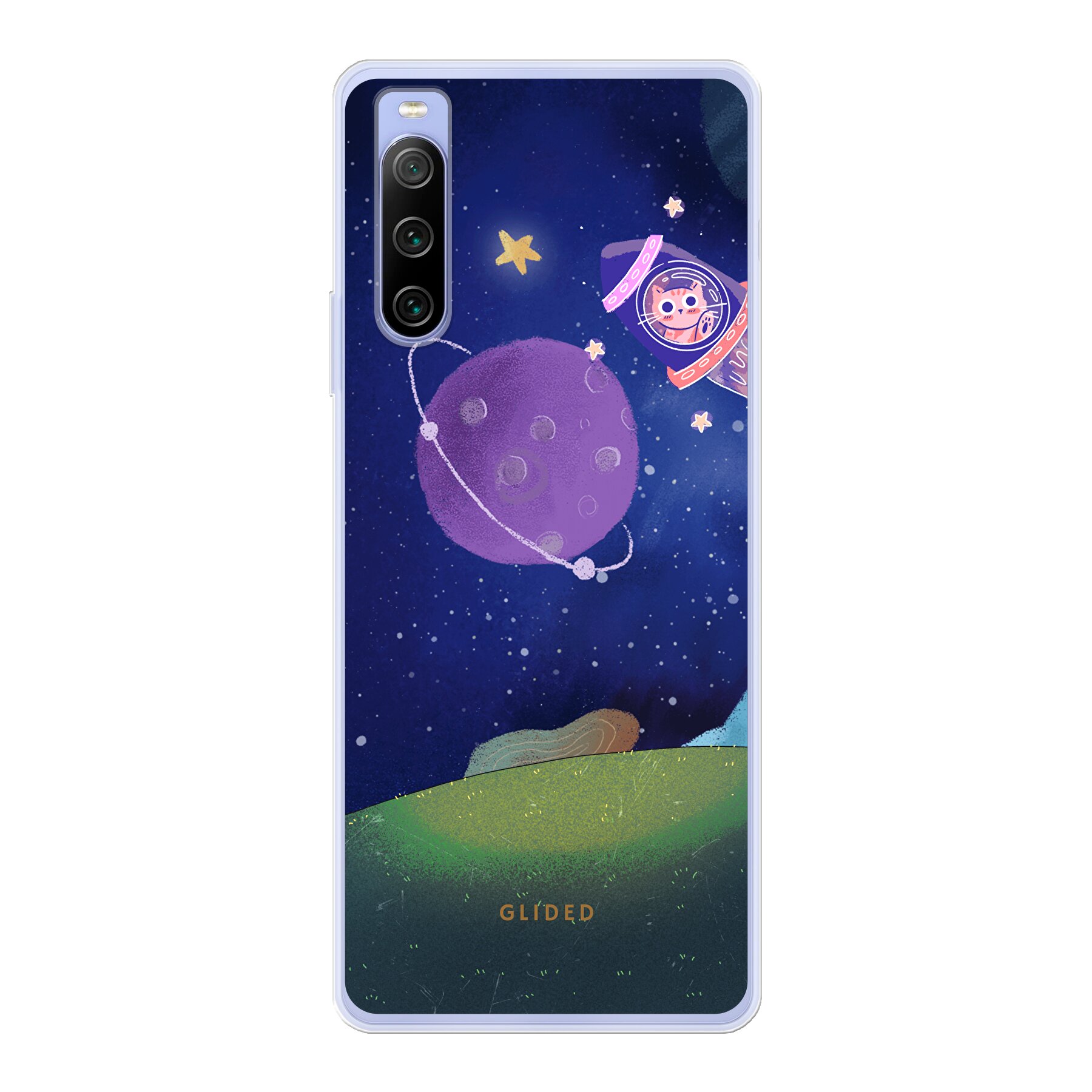 Galaxy Cat - Sony Xperia 10 IV Handyhülle - Soft case