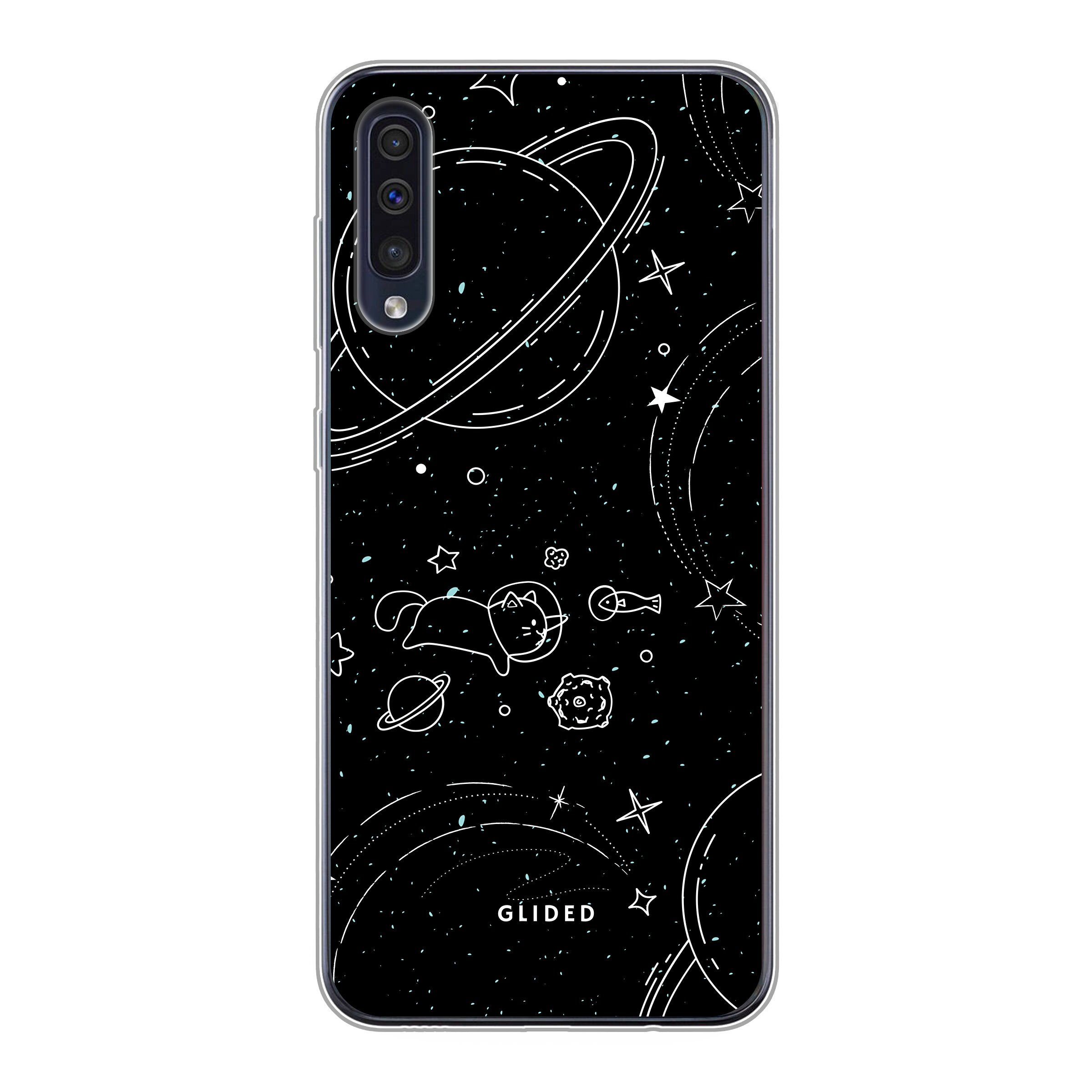 Cosmic Cat - Samsung Galaxy A50 Handyhülle - Soft case