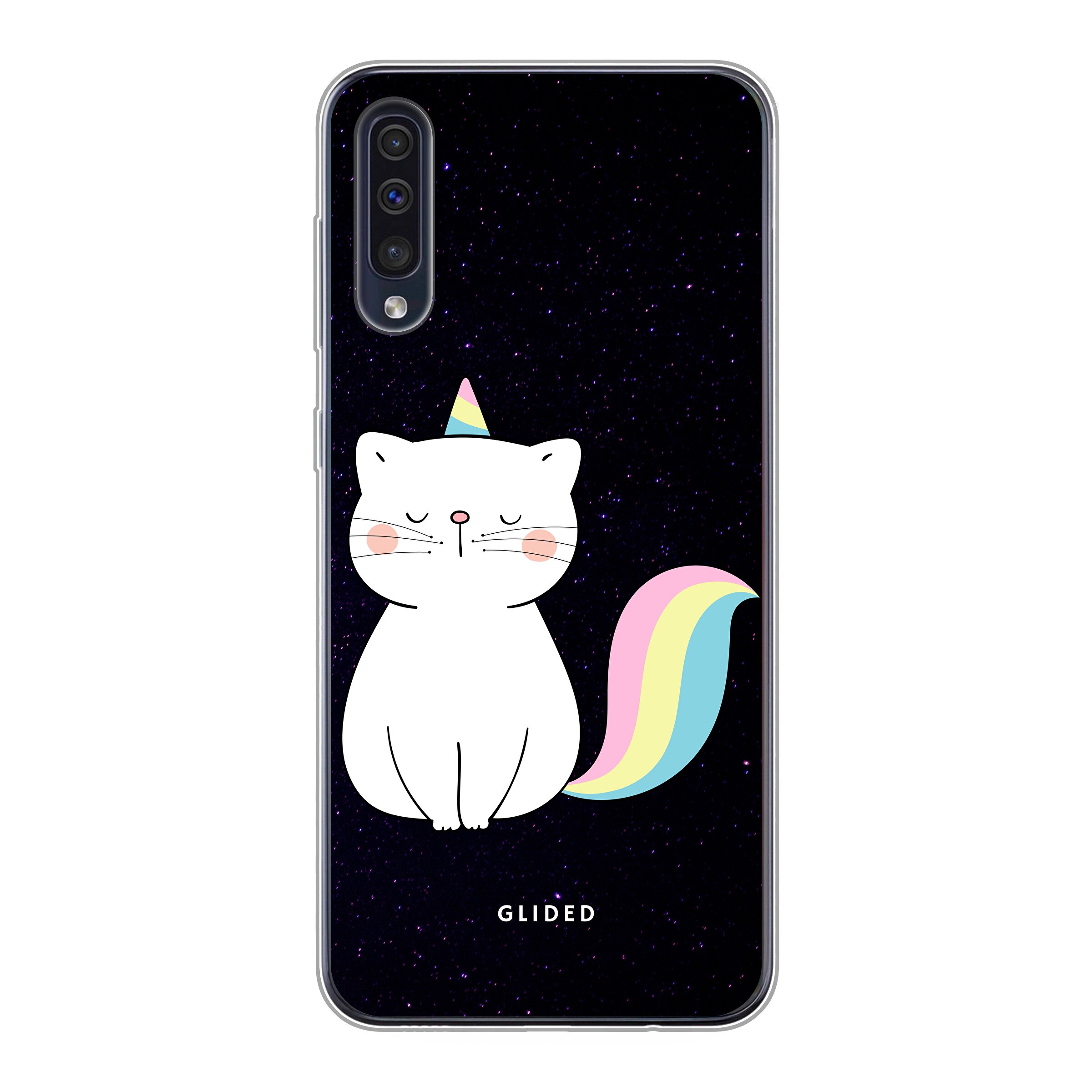 Unicorn Cat - Samsung Galaxy A50 Handyhülle - Soft case