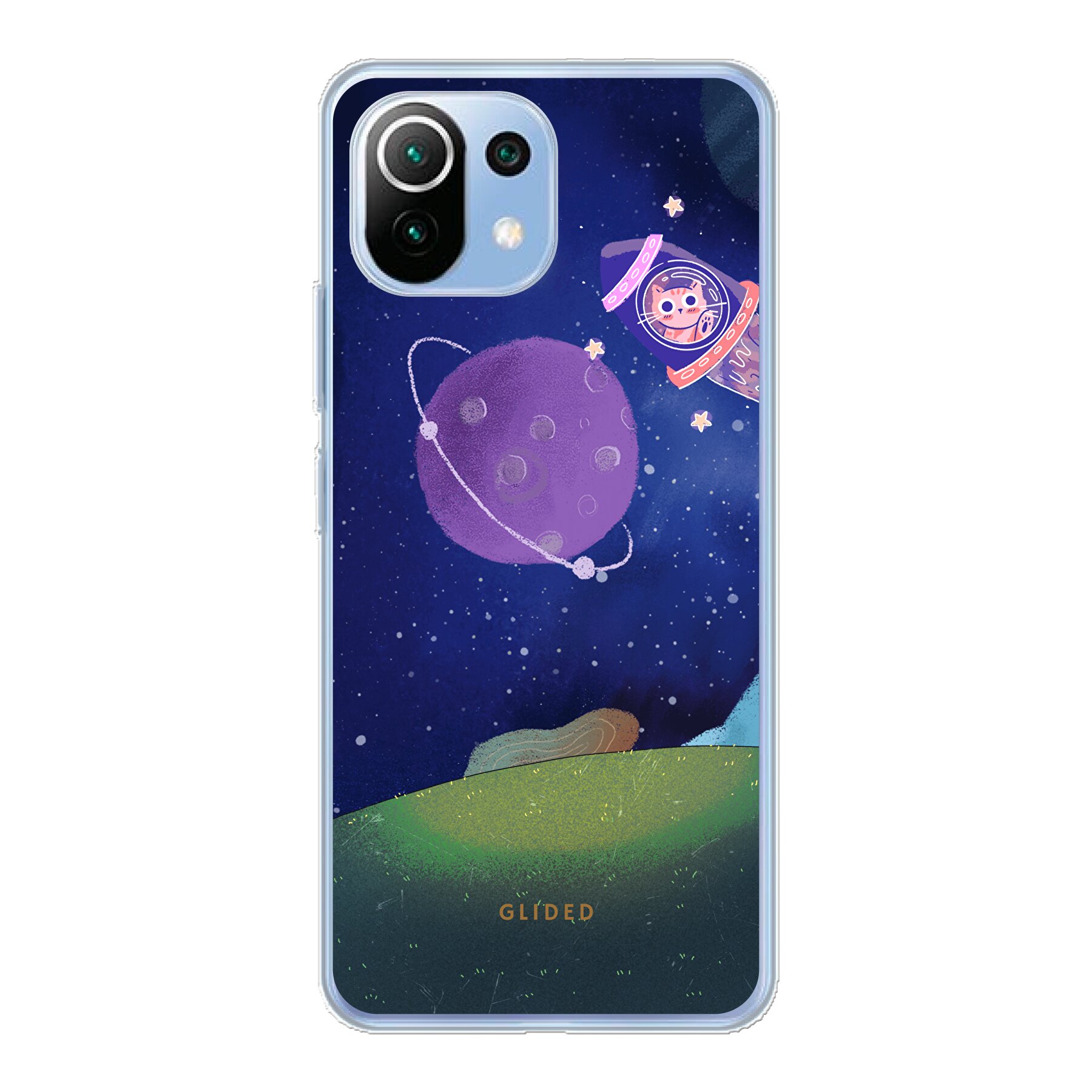 Galaxy Cat - Xiaomi Mi 11 Lite Handyhülle - Soft case