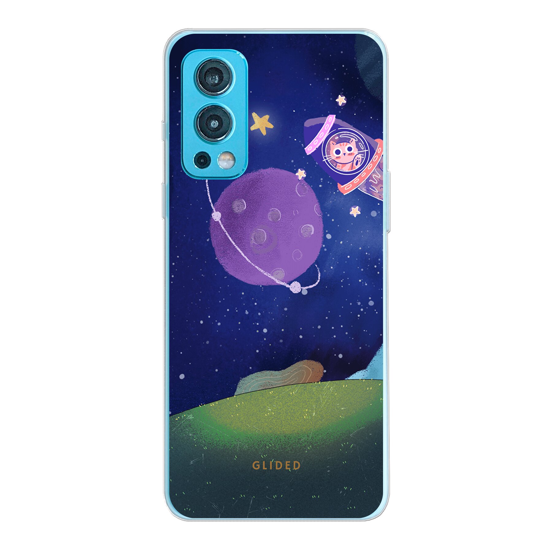 Galaxy Cat - OnePlus Nord 2 5G Handyhülle - Soft case