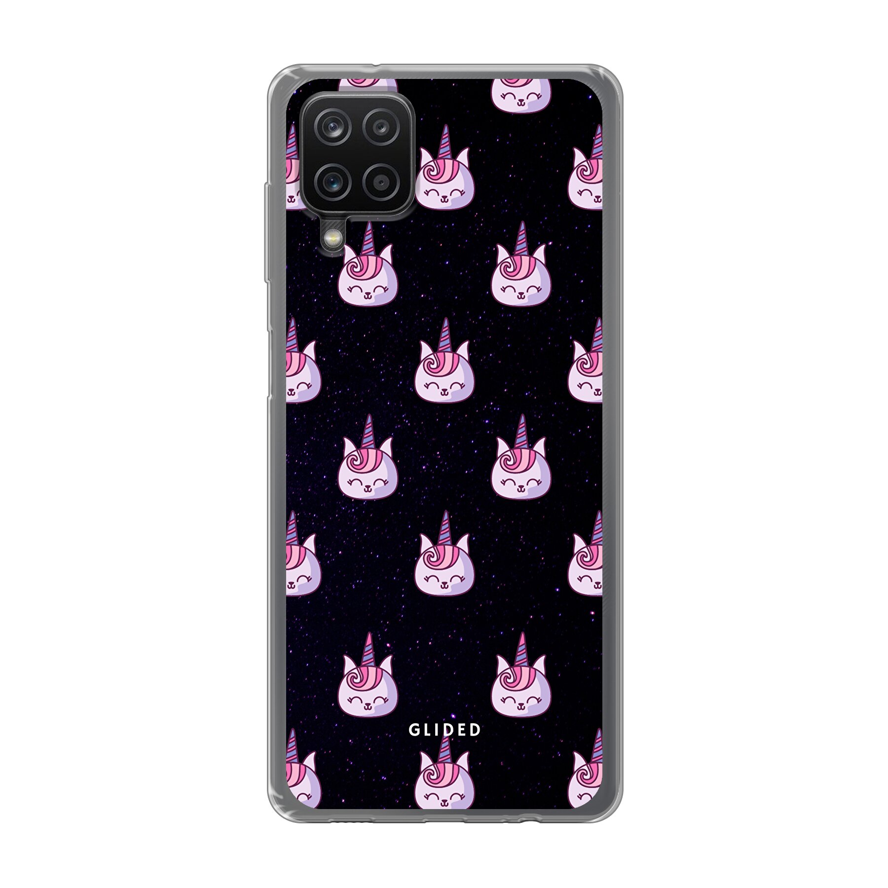Unicorn Meow - Samsung Galaxy A12 Handyhülle - Tough case