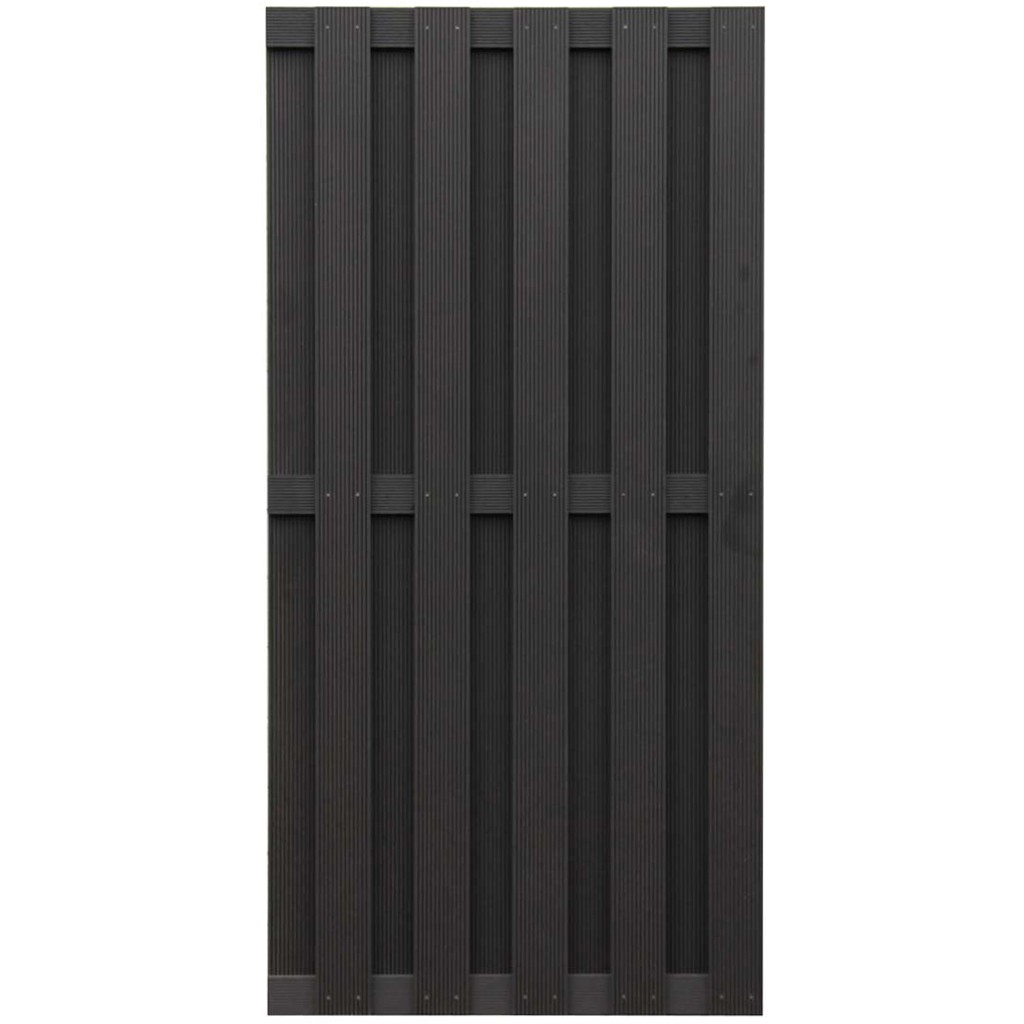 BPC-Zaun in Anthrazit, Sichtblende, 90 x 180 cm ''