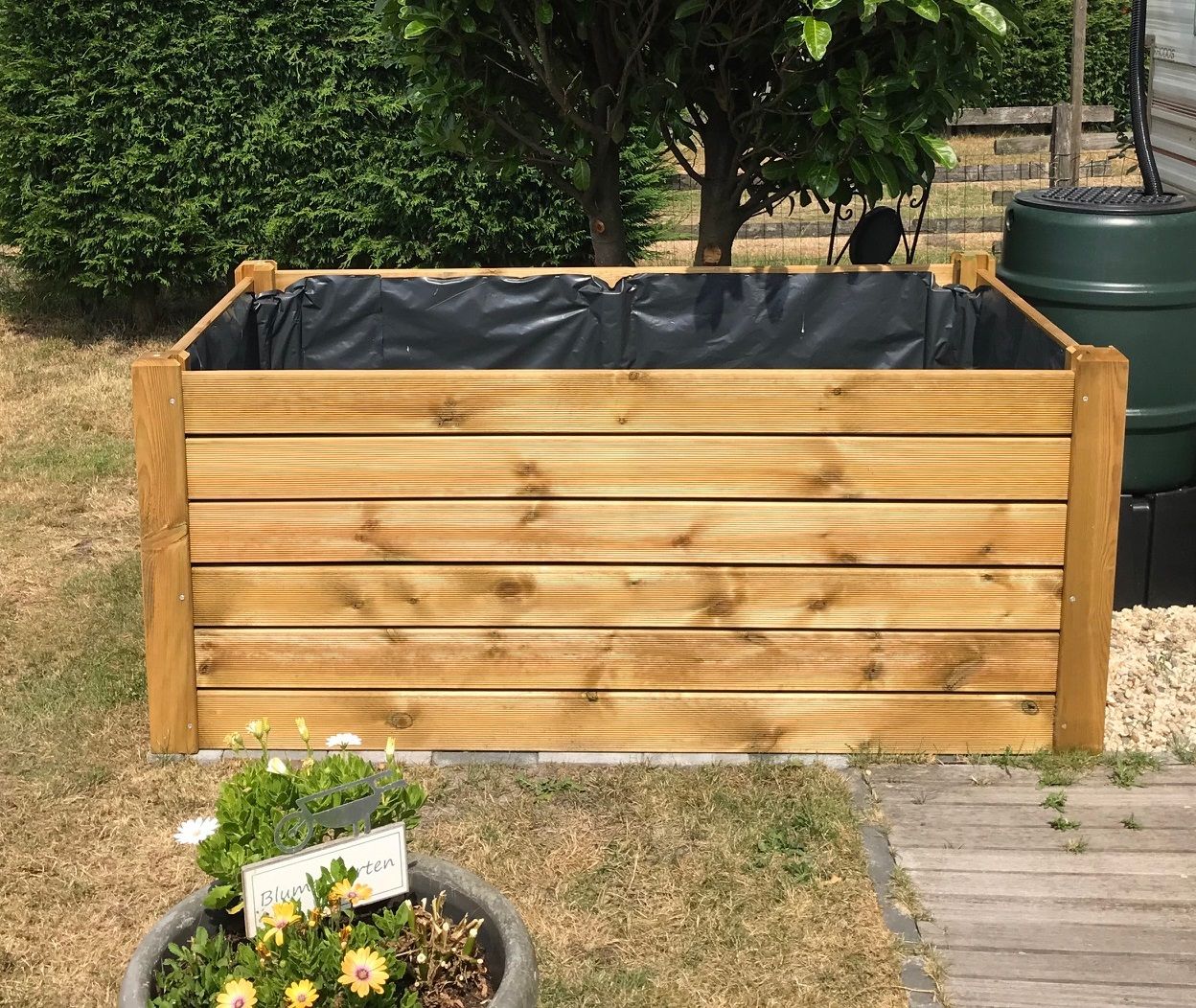 Hochbeet Rosi, Kiefer kd imprägniert '180 x 100 x 80 cm'