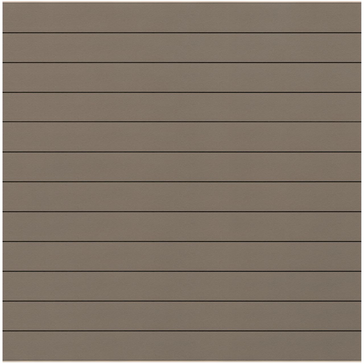 BPC Zaun-Stecksystem, braun 'Metallfuss in schwarz, L 30 cm'