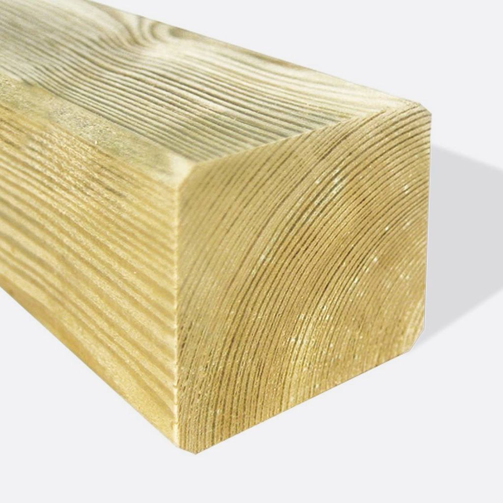 Kantholz Kreuzholz gehobelt, 9 x 9 x 270 cm, kesseldruckimprägniert ''