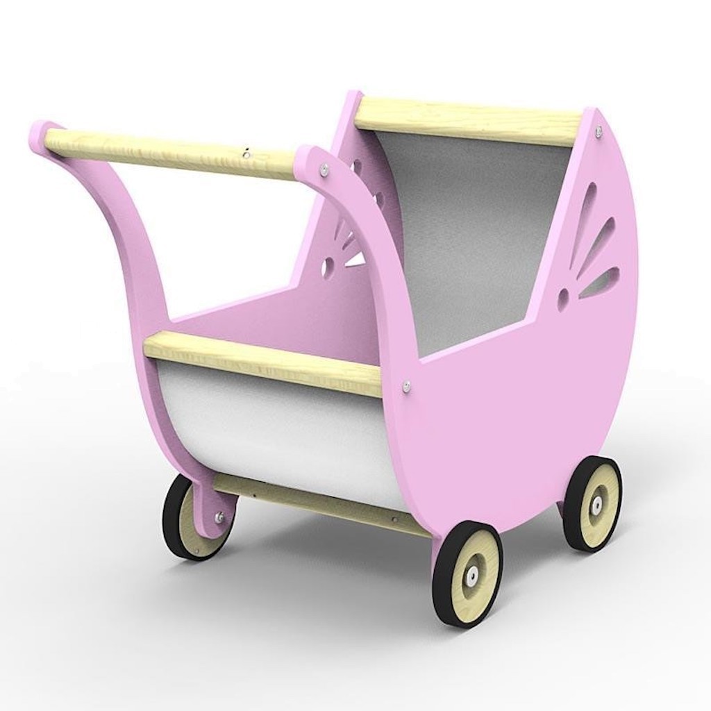 Puppenwagen Lilli 'grau'