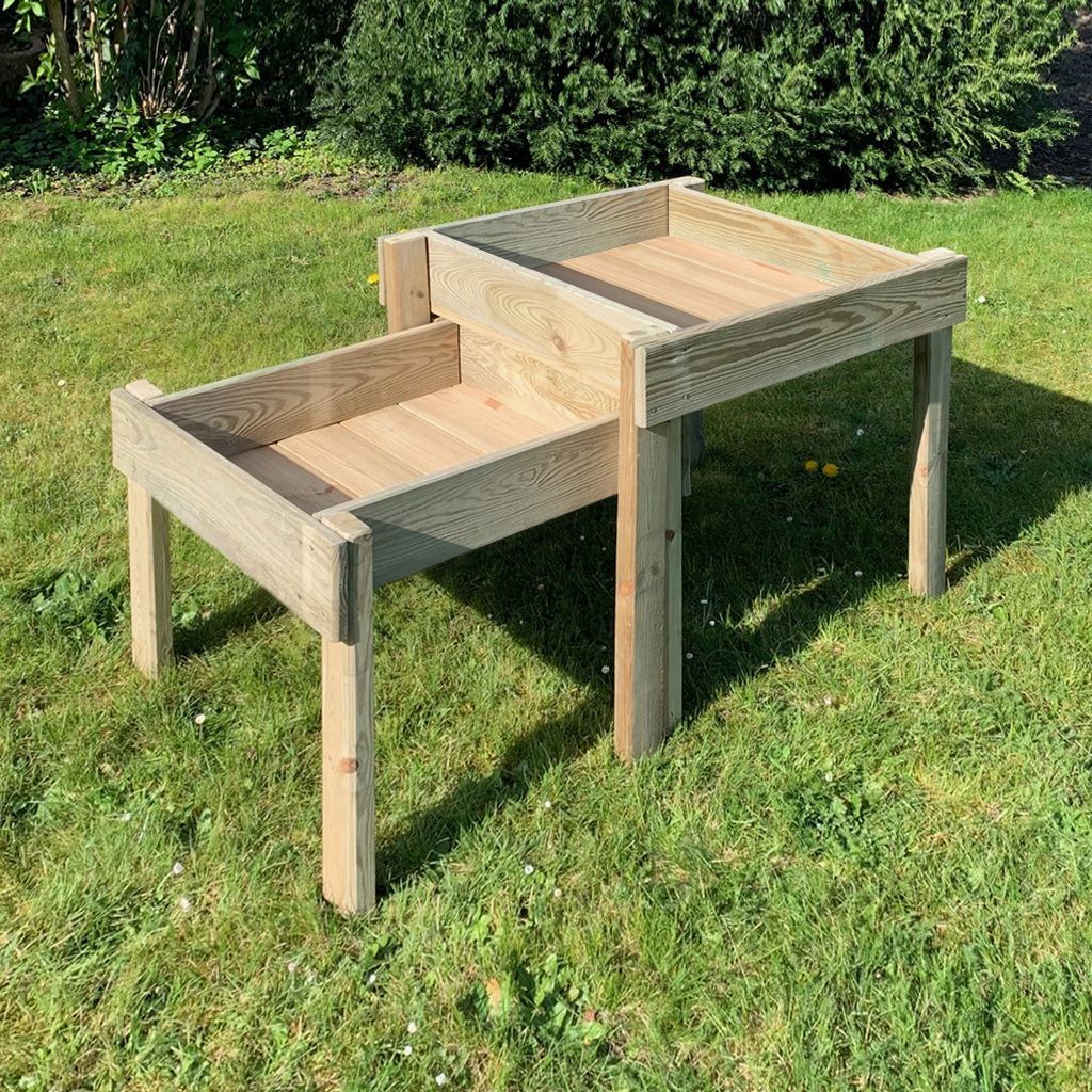 Multifunktions - Kinderhochbeet / Spieltisch Balkonia SET ''