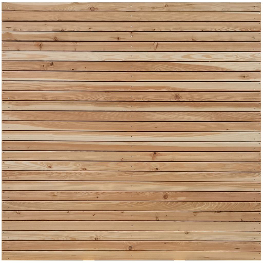 Rhombus - Zaun Trend, Lärche naturbelassen '180 x 180 cm'