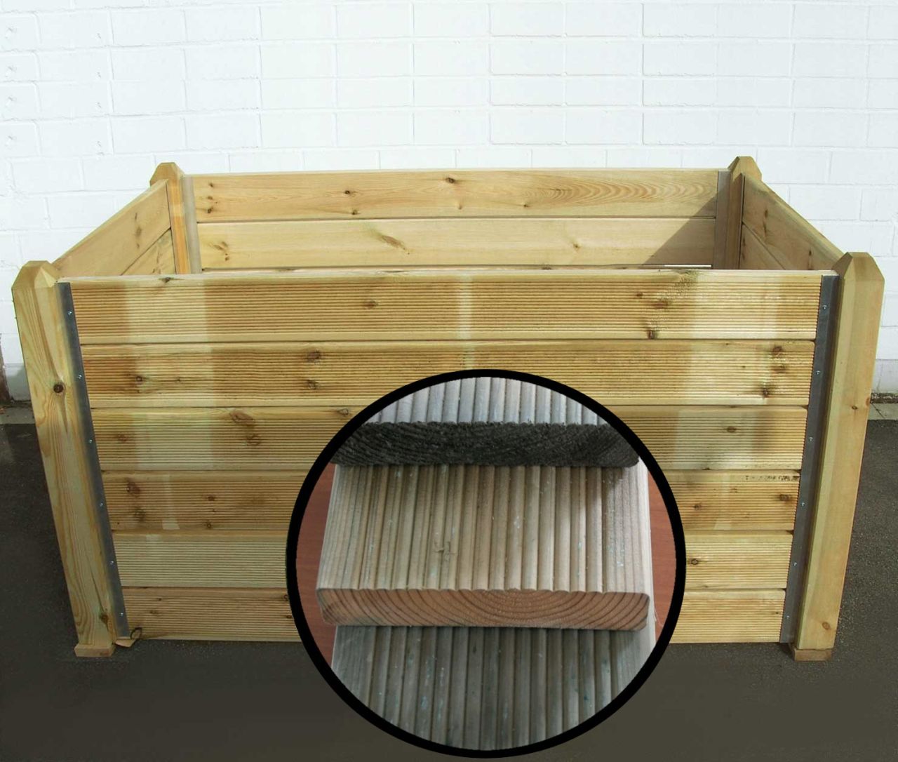 Hochbeet Veronica, Baukastensystem 'Brett 3 x 14,5 x 200 cm'