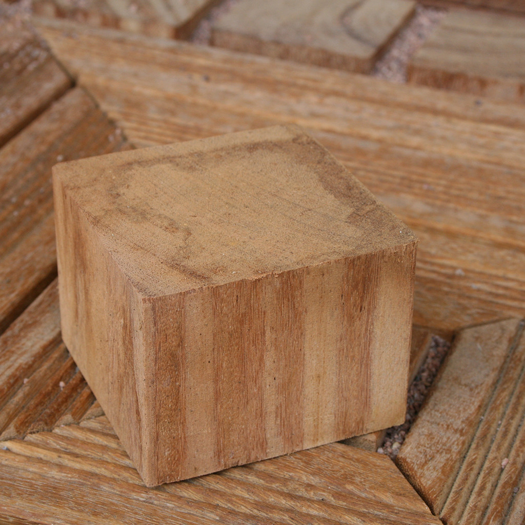 Cumaru-Holzpflaster 9 x 9 x 6 cm, Set á 27 Stck. ''