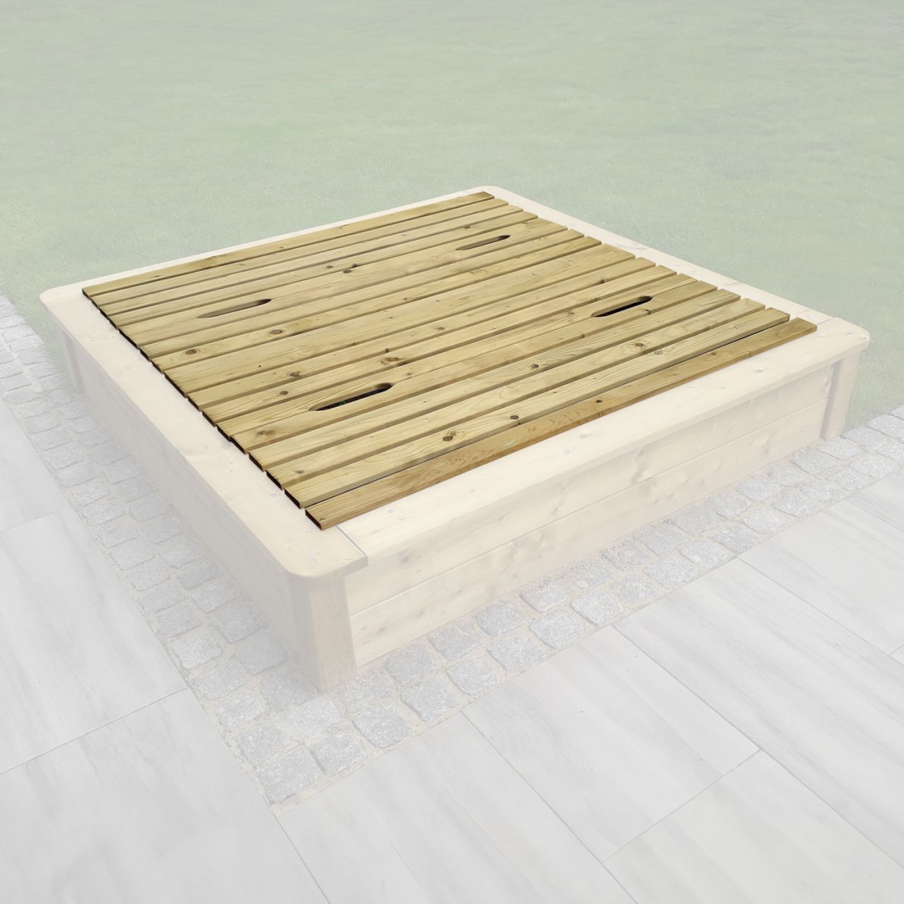 Deckel für Sandkasten - Fichte '102 x 151 cm für Paula 125 x 174 cm'