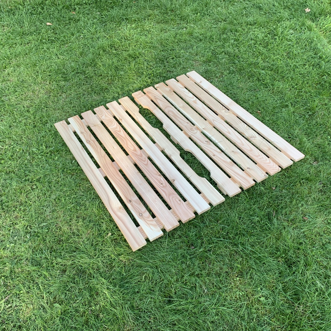 Deckel für Sandkasten - Lärche '102 x 102 cm für Paula 125 x 125 cm'