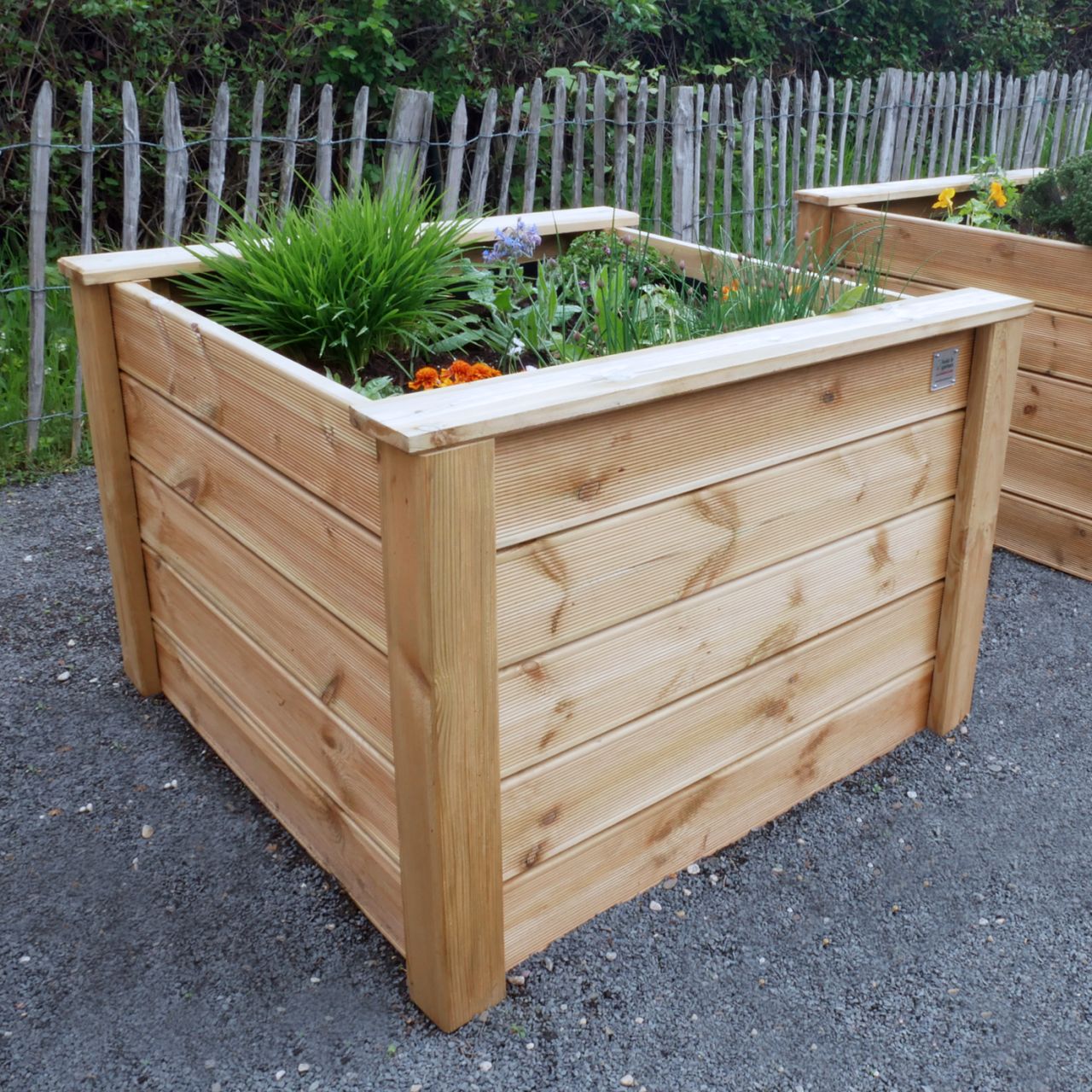 Hochbeet Mica Kiefer, kesseldruckimprägniert '110 x 110 x 75/78 cm'