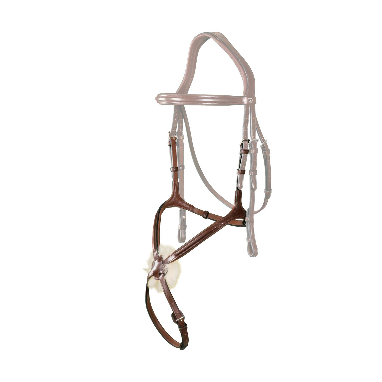 Dyon Mexikanisches Reithalfter mit Lammfell