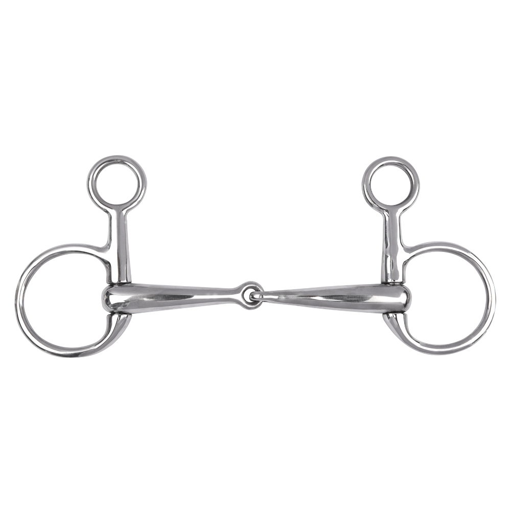 Baucher Gebiss, einfach gebrochen, massiv