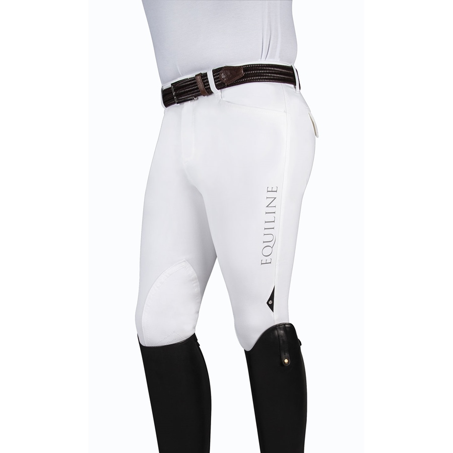 Equiline Herren Reithose Kniebesatz Grafton Mikrofaser