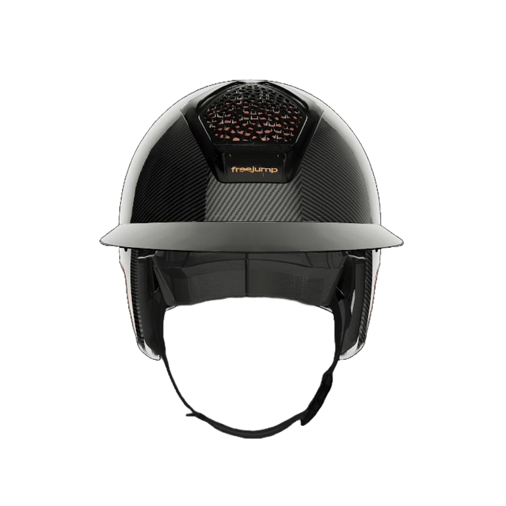 Freejump Voronoi Carbon Templet Protection Rosegold Reithelm