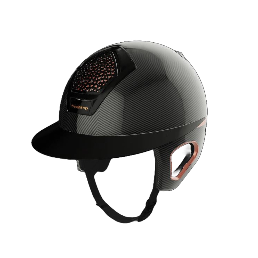 Freejump Voronoi Carbon Templet Protection Rosegold Reithelm
