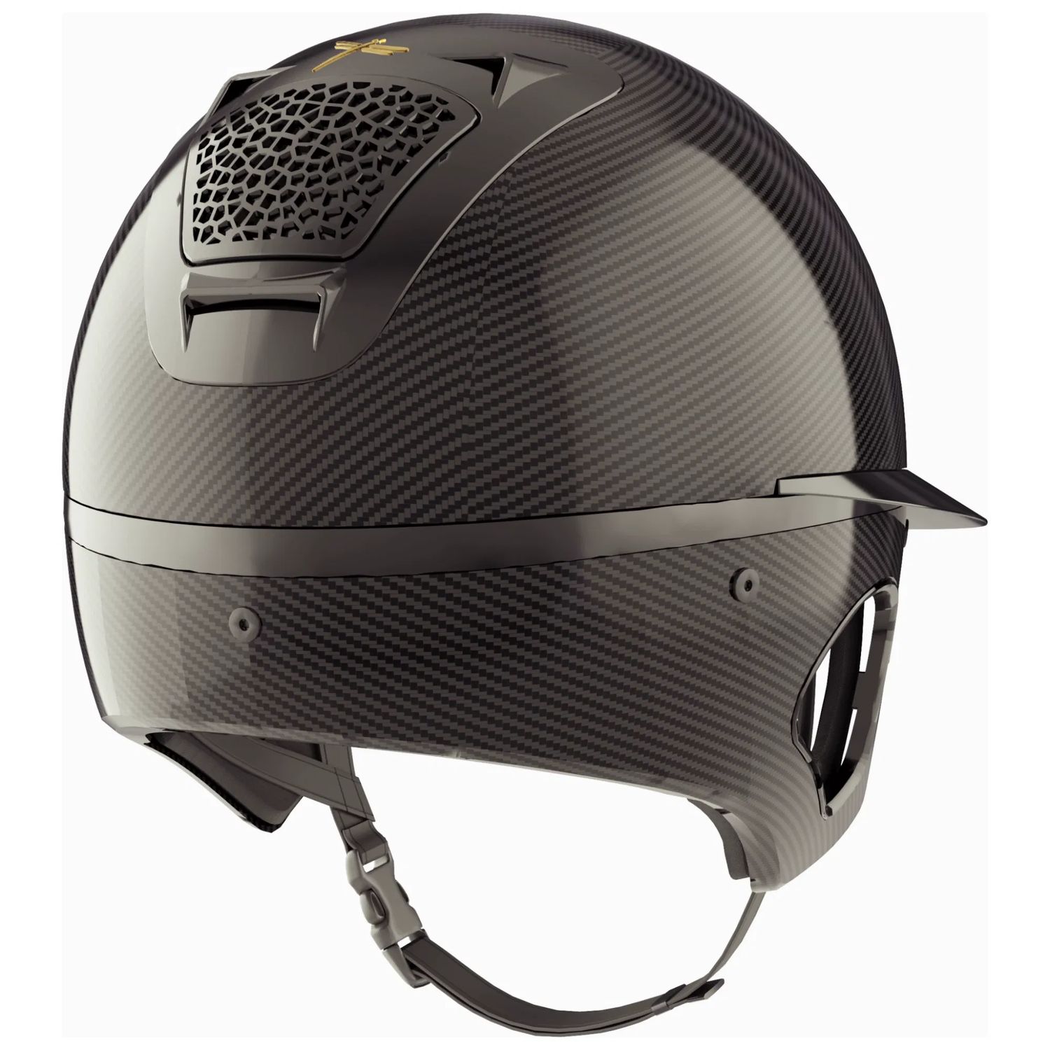 Freejump Voronoi Carbon mit Schläfenschutz Reithelm