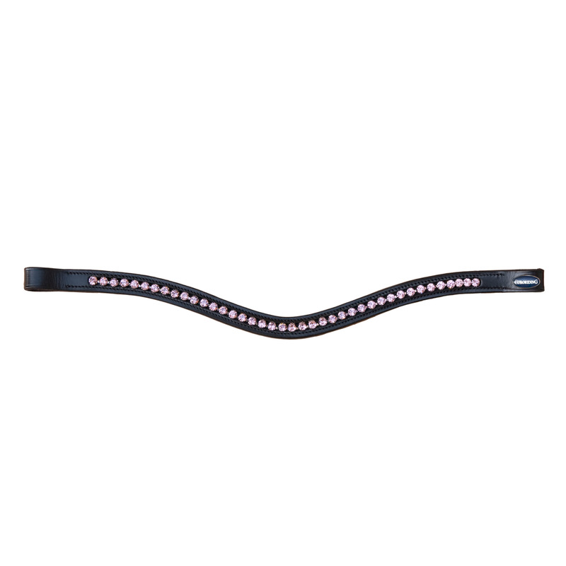 Euroriding Stirnband Glitzer Curved