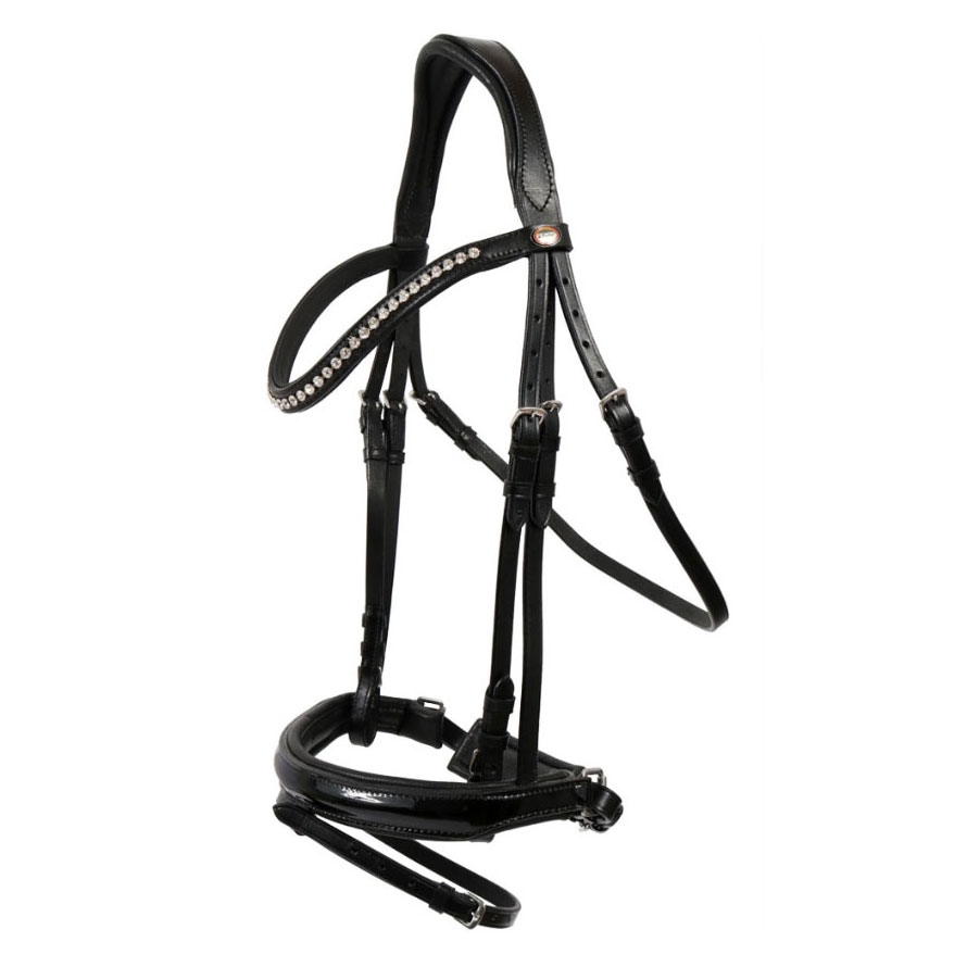 Hans Melzer Hagen Trense mit Lack