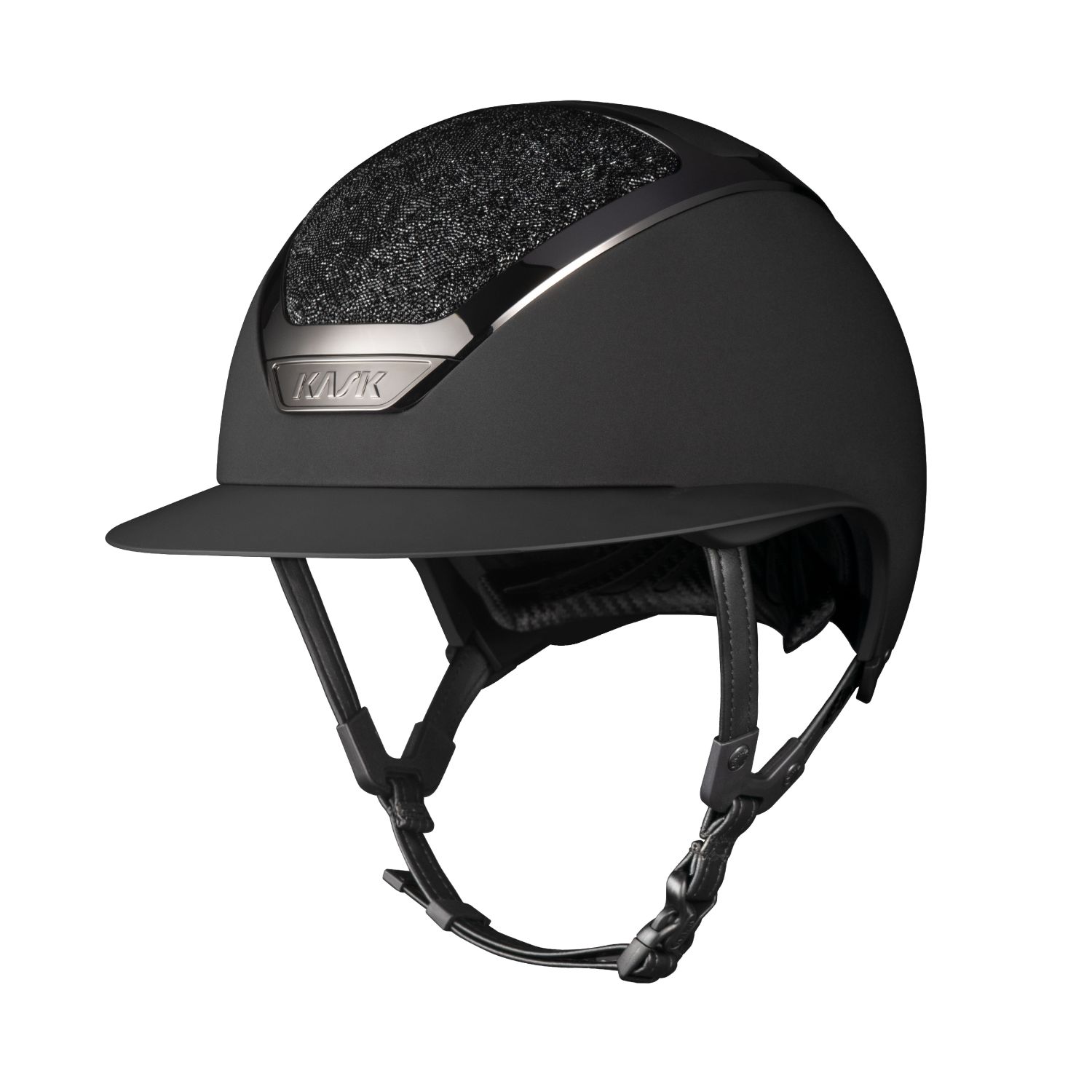 KASK Star Lady Chrome Swarovski Midnight Reithelm inkl. Liner