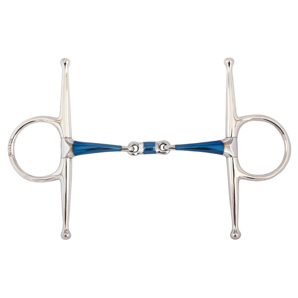 BR Knebeltrense Sweet Iron doppelt gebrochen 14mm curved