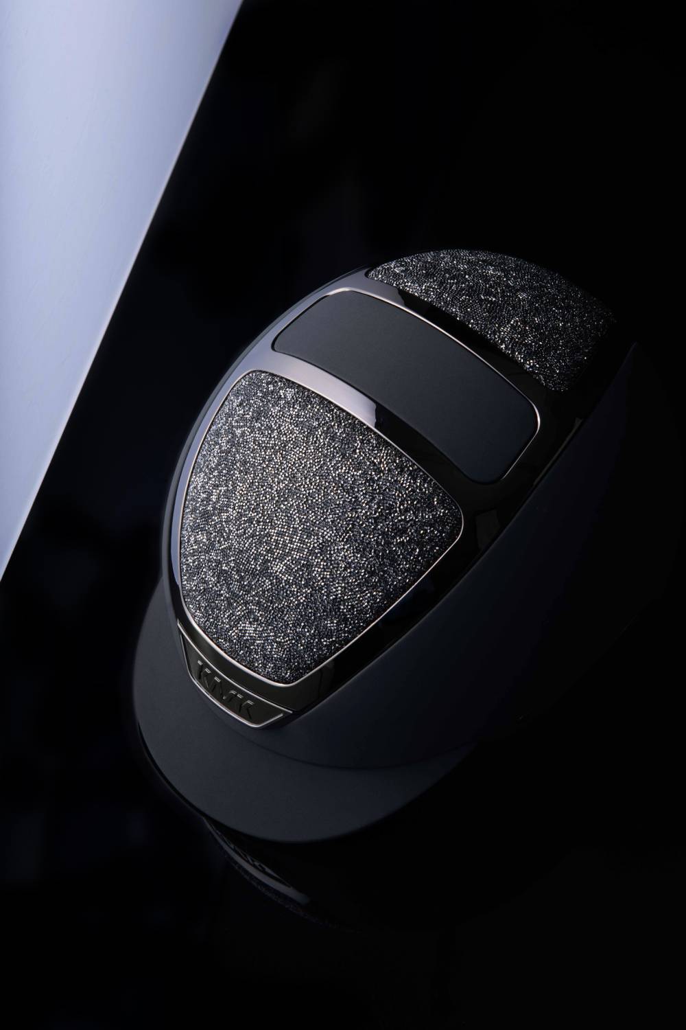 Kask Dogma Chrome Swarowski Midnight Reithelm inkl. Liner