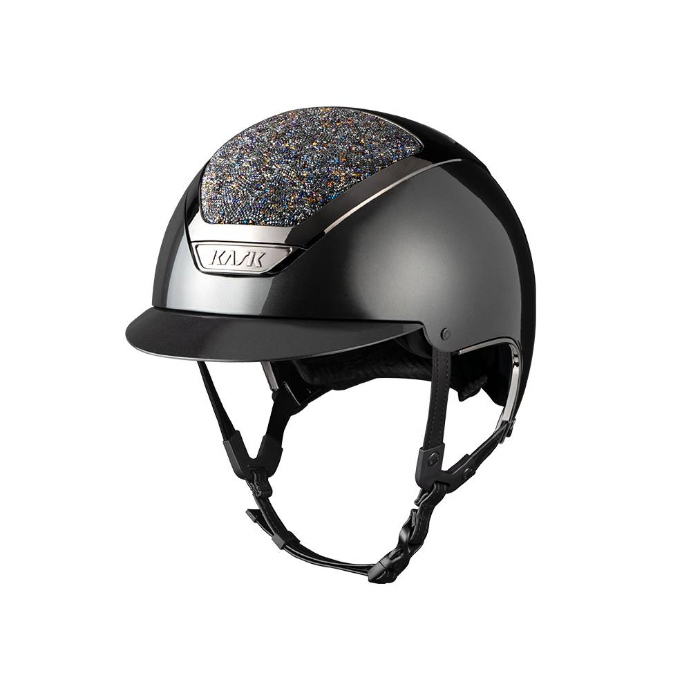 Kask Dogma Pure Shine Swarowski Midnight Reithelm inkl. Inlay
