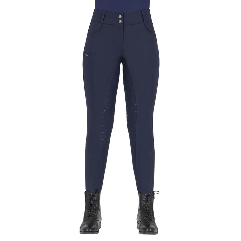 QHP Reithose Lymee Softshell Vollbesatz Damen