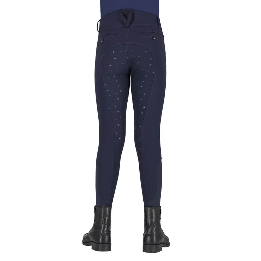 QHP Reithose Lymee Softshell Kinder Vollbesatz