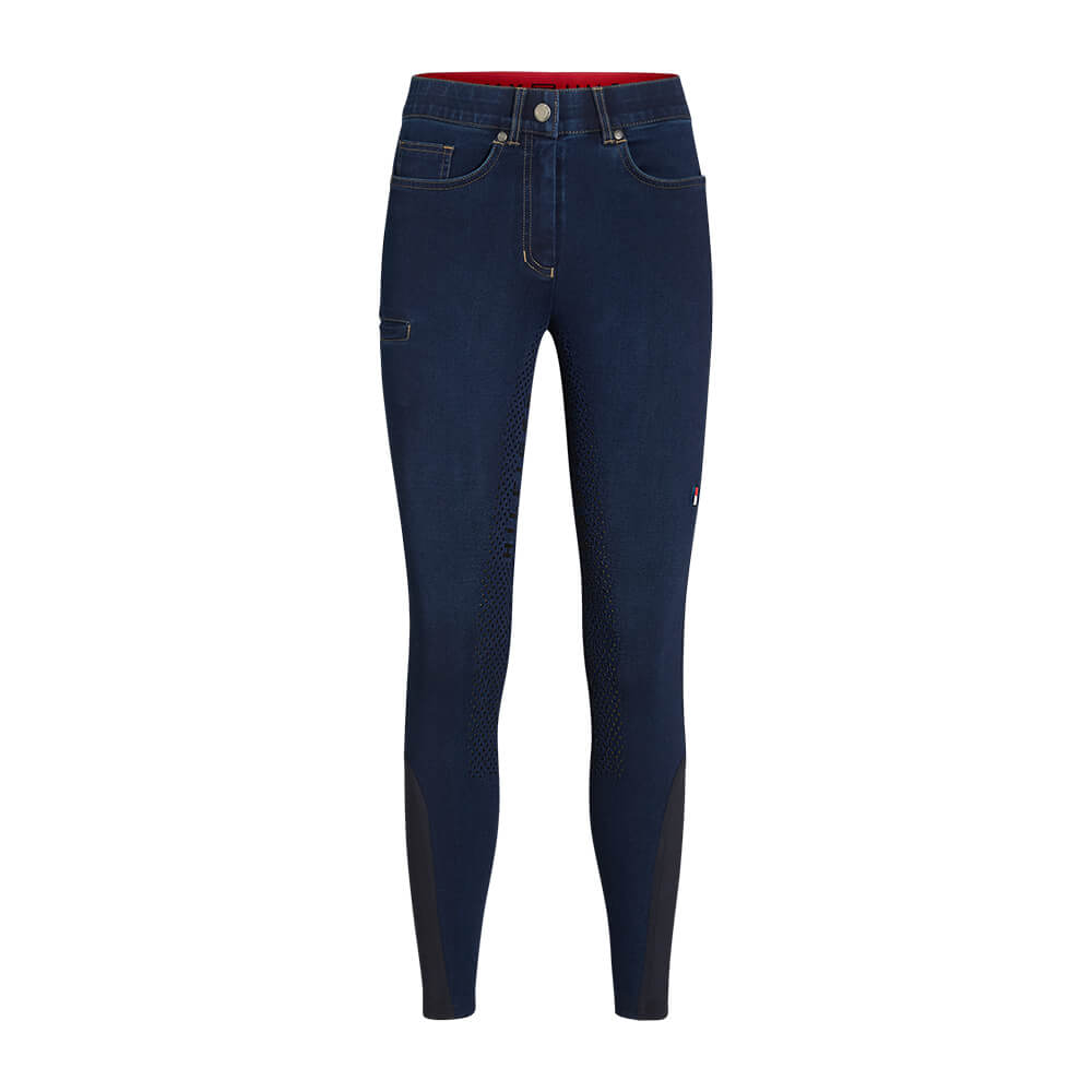 Tommy Hilfiger Equestrian Hope Denim Vollgrip Reithose Damen