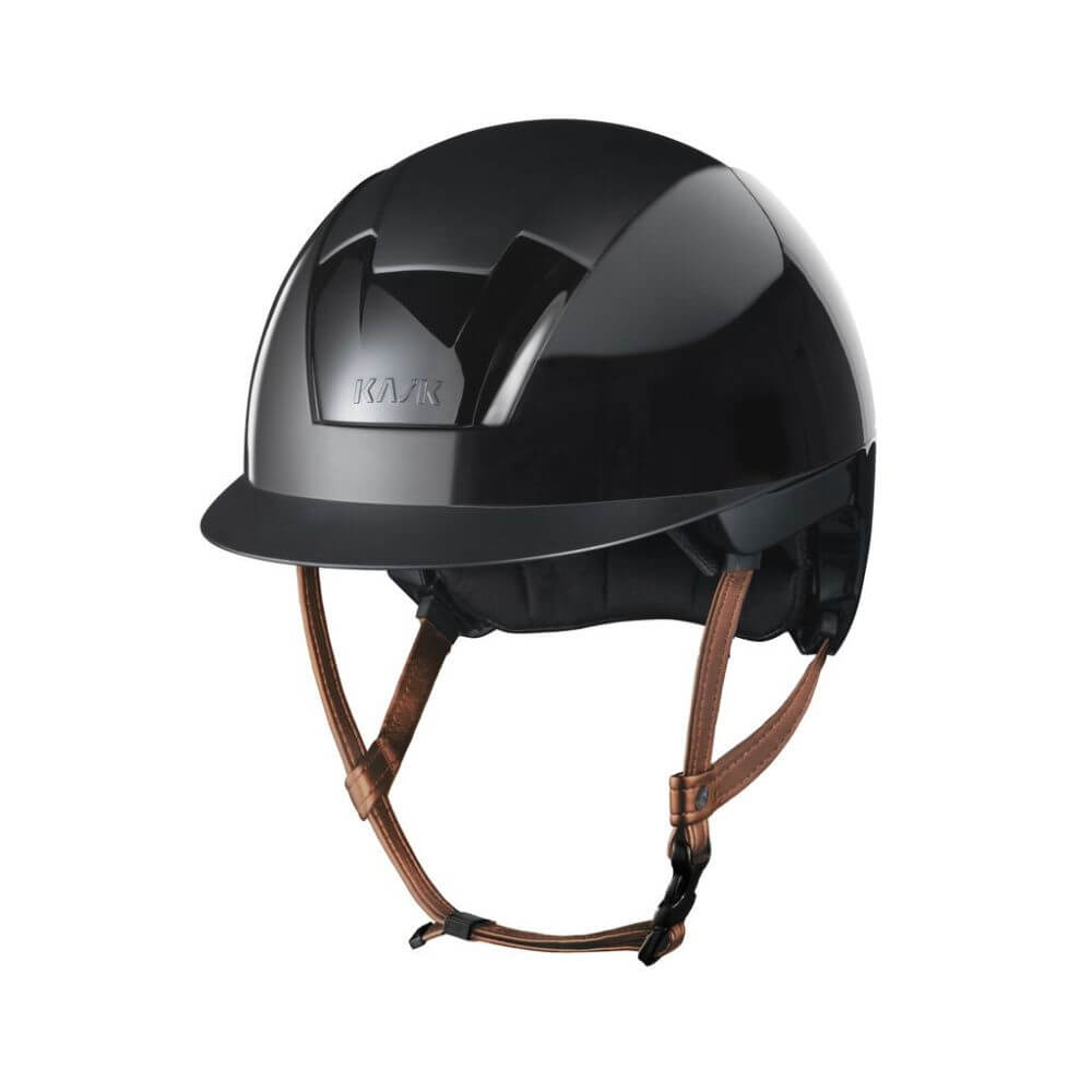 KASK Kooki Reithelm mit braunem Kinnriemen