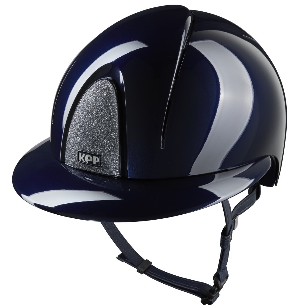 KEP Smart Nova Metal Polish Star Silver Polo Visor Reithelm