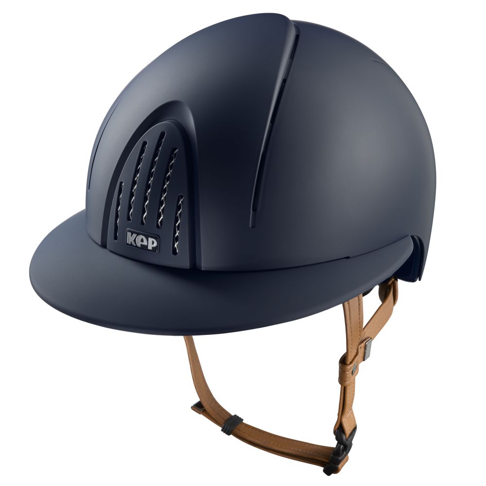 KEP Smart Nova Textile beige Strap Polo Visor Reithelm